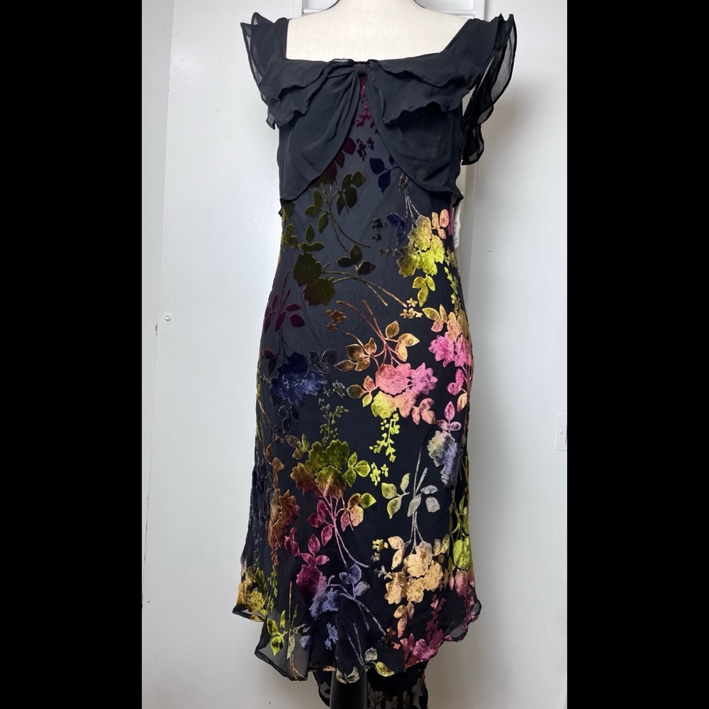 Victoria Bracha Bracha Silk High-Low Tiered Dress Size M